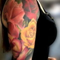 Фото тату роза для девушки 25.01.2021 №0041 - rose tattoo for girls - tatufoto.com