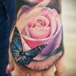 Фото тату роза для девушки 25.01.2021 №0043 - rose tattoo for girls - tatufoto.com