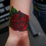 Фото тату роза для девушки 25.01.2021 №0046 - rose tattoo for girls - tatufoto.com