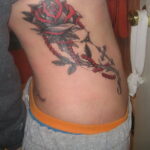 Фото тату роза для девушки 25.01.2021 №0051 - rose tattoo for girls - tatufoto.com