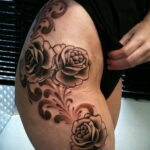 Фото тату роза для девушки 25.01.2021 №0052 - rose tattoo for girls - tatufoto.com