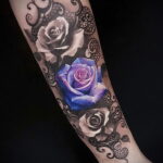 Фото тату роза для девушки 25.01.2021 №0055 - rose tattoo for girls - tatufoto.com