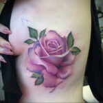 Фото тату роза для девушки 25.01.2021 №0056 - rose tattoo for girls - tatufoto.com