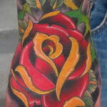 Фото тату роза для девушки 25.01.2021 №0068 - rose tattoo for girls - tatufoto.com