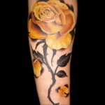 Фото тату роза для девушки 25.01.2021 №0069 - rose tattoo for girls - tatufoto.com
