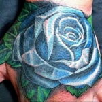 Фото тату роза на руке 25.01.2021 №0049 - rose tattoo on hand - tatufoto.com