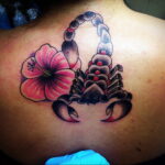 Фото тату скорпион на спине 16.01.2021 №0008 -scorpion back tattoo- tatufoto.com
