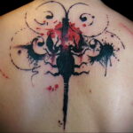 Фото тату скорпион на спине 16.01.2021 №0032 -scorpion back tattoo- tatufoto.com