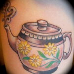 Фото тату чайник 06.01.2021 №017 -tattoo teapot- tatufoto.com