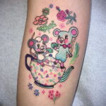 Фото тату чайник 06.01.2021 №023 -tattoo teapot- tatufoto.com