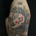 Фото тату чайник 06.01.2021 №027 -tattoo teapot- tatufoto.com