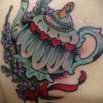 Фото тату чайник 06.01.2021 №031 -tattoo teapot- tatufoto.com