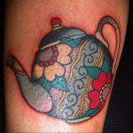 Фото тату чайник 06.01.2021 №037 -tattoo teapot- tatufoto.com