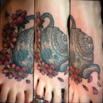 Фото тату чайник 06.01.2021 №045 -tattoo teapot- tatufoto.com