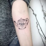 Фото тату чайник 06.01.2021 №050 -tattoo teapot- tatufoto.com
