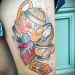 Фото тату чайник 06.01.2021 №052 -tattoo teapot- tatufoto.com