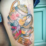 Фото тату чайник 06.01.2021 №052 -tattoo teapot- tatufoto.com