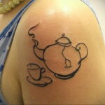 Фото тату чайник 06.01.2021 №070 -tattoo teapot- tatufoto.com
