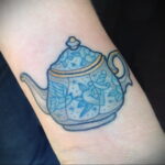 Фото тату чайник 06.01.2021 №079 -tattoo teapot- tatufoto.com