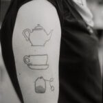 Фото тату чайник 06.01.2021 №096 -tattoo teapot- tatufoto.com