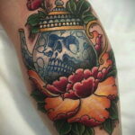 Фото тату чайник 06.01.2021 №109 -tattoo teapot- tatufoto.com