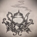 Фото тату чайник 06.01.2021 №126 -tattoo teapot- tatufoto.com