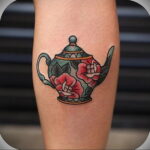 Фото тату чайник 06.01.2021 №129 -tattoo teapot- tatufoto.com