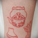 Фото тату чайник 06.01.2021 №137 -tattoo teapot- tatufoto.com