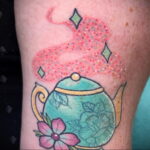 Фото тату чайник 06.01.2021 №155 -tattoo teapot- tatufoto.com