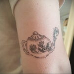 Фото тату чайник 06.01.2021 №162 -tattoo teapot- tatufoto.com
