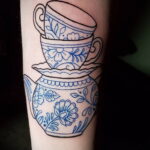 Фото тату чайник 06.01.2021 №168 -tattoo teapot- tatufoto.com