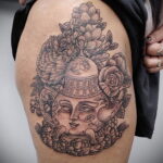 Фото тату чайник 06.01.2021 №181 -tattoo teapot- tatufoto.com