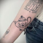 Фото тату чайник 06.01.2021 №193 -tattoo teapot- tatufoto.com