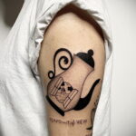 Фото тату чайник 06.01.2021 №195 -tattoo teapot- tatufoto.com
