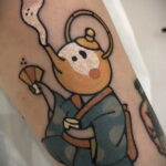 Фото тату чайник 06.01.2021 №252 -tattoo teapot- tatufoto.com