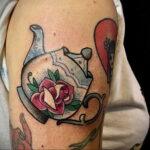Фото тату чайник 06.01.2021 №258 -tattoo teapot- tatufoto.com