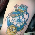 Фото тату чайник 06.01.2021 №262 -tattoo teapot- tatufoto.com