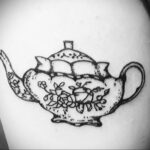 Фото тату чайник 06.01.2021 №270 -tattoo teapot- tatufoto.com