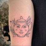 Фото тату чайник 06.01.2021 №283 -tattoo teapot- tatufoto.com