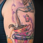 Фото тату чайник 06.01.2021 №295 -tattoo teapot- tatufoto.com
