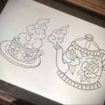 Фото тату чайник 06.01.2021 №296 -tattoo teapot- tatufoto.com