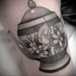 Фото тату чайник 06.01.2021 №297 -tattoo teapot- tatufoto.com