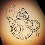 Фото тату чайник 06.01.2021 №310 -tattoo teapot- tatufoto.com