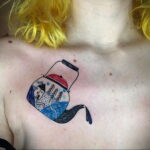 Фото тату чайник 06.01.2021 №311 -tattoo teapot- tatufoto.com
