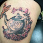 Фото тату чайник 06.01.2021 №329 -tattoo teapot- tatufoto.com