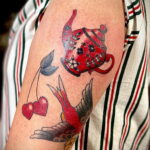 Фото тату чайник 06.01.2021 №339 -tattoo teapot- tatufoto.com