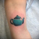 Фото тату чайник 06.01.2021 №341 -tattoo teapot- tatufoto.com