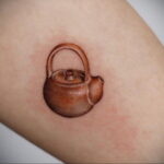 Фото тату чайник 06.01.2021 №343 -tattoo teapot- tatufoto.com