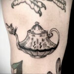 Фото тату чайник 06.01.2021 №355 -tattoo teapot- tatufoto.com