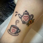 Фото тату чайник 06.01.2021 №365 -tattoo teapot- tatufoto.com